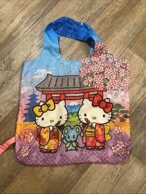 Foldable hello kitty tote bag from Japan